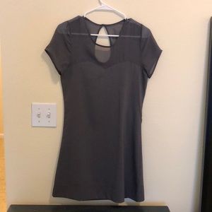 ‘For Joseph’ Grey Mesh Dress